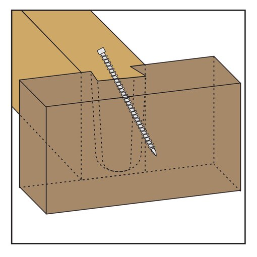 Vite per costruzioni in legno EASYfast+